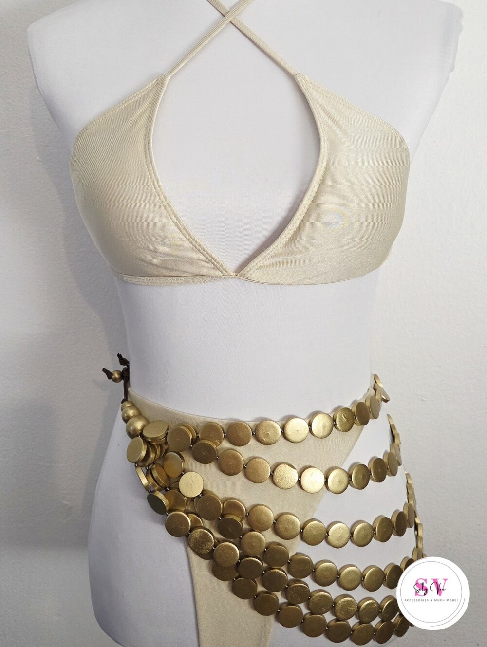 Gold Layered Cover Up Belt
